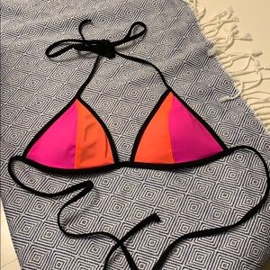 PINK Triangle Swim Top